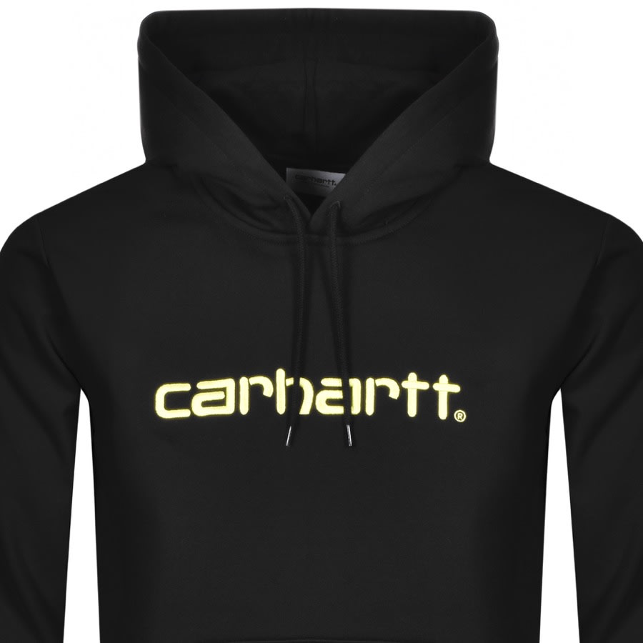 Alternative Image for ProductCarhartt Logo Hoodie Black2